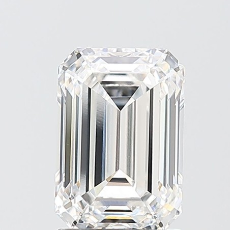 Diament laboratoryjny szlif szmaragdowy, 2.1ct, VVS2, E, IGI LG760579260