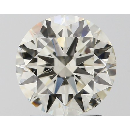 Diament szlif okrągły, 2ct, SI1, I, IGI 654416435