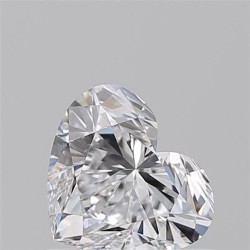 Diament serce, 0.71ct, VS1, D, GIA 6542365262