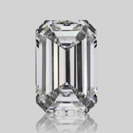 Diament szlif szmaragdowy, 0.5ct, VS2, F, GIA 6531031099