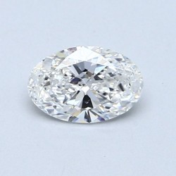Diament szlif owalny, 0.6ct, SI1, E, GIA 6512187925