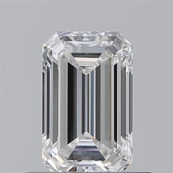 Diament szlif szmaragdowy, 0.71ct, VVS2, E, GIA 1533994002