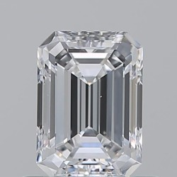 Diament szlif szmaragdowy, 0.7ct, VS2, D, GIA 1539762327