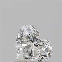 Diament serce, 0.7ct, VVS1, H, GIA 2524253249