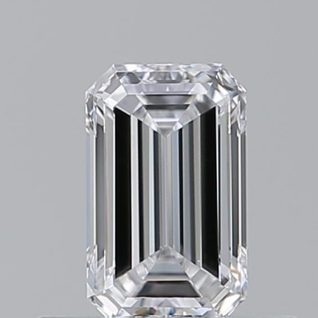 Diament szlif szmaragdowy, 0.5ct, VS2, D, GIA 1545087095