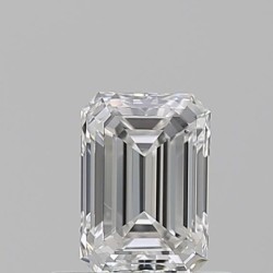 Diament szlif szmaragdowy, 0.59ct, VVS1, F, GIA 2526399603