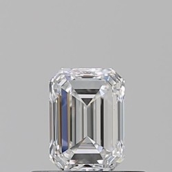 Diament szlif szmaragdowy, 0.5ct, VS2, E, GIA 1232700155