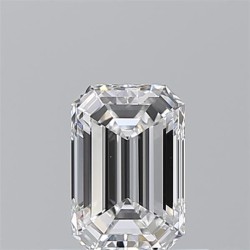 Diament szlif szmaragdowy, 0.7ct, VS2, D, GIA 2527525819