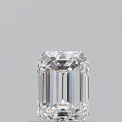 Diament szlif szmaragdowy, 0.5ct, VVS1, E, GIA 1527739666