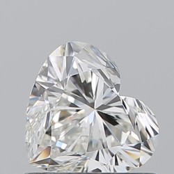 Diament serce, 0.72ct, VS1, H, GIA 6532489239