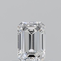 Diament szlif szmaragdowy, 0.5ct, VS2, E, GIA 6522654201