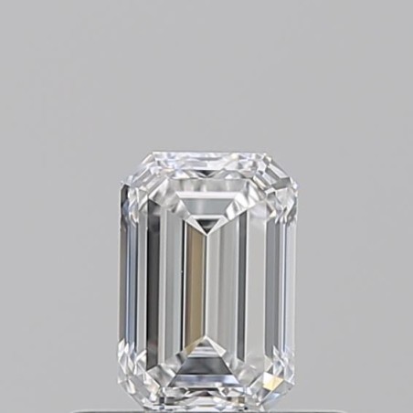 Diament szlif szmaragdowy, 0.5ct, VS2, D, GIA 6522843394