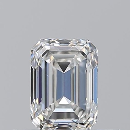 Diament szlif szmaragdowy, 0.5ct, VVS2, F, GIA 2235746809