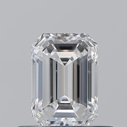 Diament szlif szmaragdowy, 0.52ct, VS2, E, GIA 7531544866