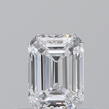Diament szlif szmaragdowy, 0.5ct, VS1, D, GIA 2537546588