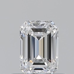 Diament szlif szmaragdowy, 0.5ct, VS2, E, GIA 5533728423