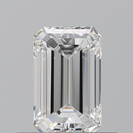 Diament szlif szmaragdowy, 0.5ct, VVS2, G, GIA 2536891542