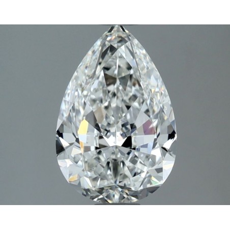 Diament szlif gruszkowy, 1.5ct, VVS2, H, GIA 7542367620