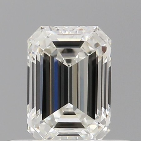 Diament szlif szmaragdowy, 0.5ct, VVS2, H, GIA 6535594783