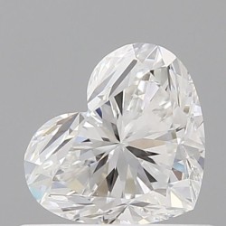 Diament serce, 0.5ct, VS1, F, GIA 7533257452