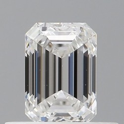 Diament szlif szmaragdowy, 0.5ct, VVS1, E, GIA 2537134969