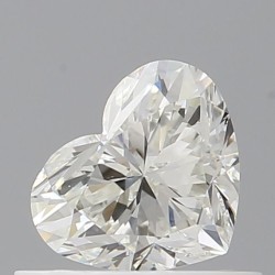 Diament serce, 0.5ct, VS1, H, GIA 7536892350