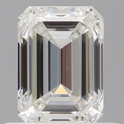Diament szlif szmaragdowy, 0.7ct, VVS2, H, GIA 7546005368