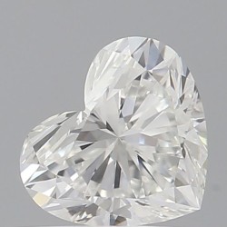 Diament serce, 0.5ct, VS1, F, GIA 6515456917