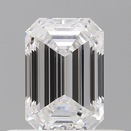Diament szlif szmaragdowy, 0.5ct, VVS1, D, GIA 6531519619