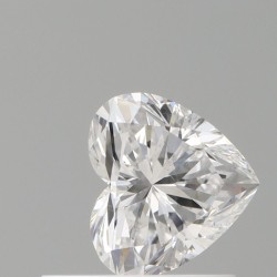 Diament serce, 0.57ct, SI2, D, GIA 2537088095