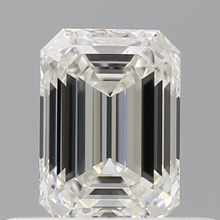 Diament szlif szmaragdowy, 0.5ct, VVS1, H, GIA 2537644648