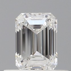 Diament szlif szmaragdowy, 0.5ct, VVS2, E, GIA 1549178067