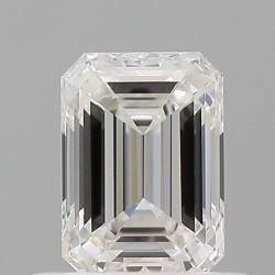 Diament szlif szmaragdowy, 0.53ct, VVS2, E, GIA 2547025509