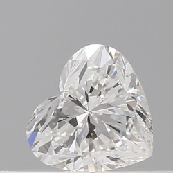 Diament serce, 0.3ct, VVS1, E, GIA 6532892657