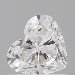 Diament serce, 0.5ct, VVS1, D, GIA 6525371569