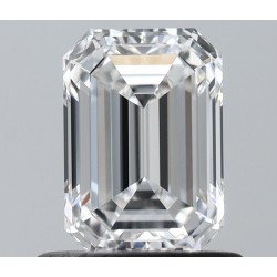 Diament szlif szmaragdowy, 0.8ct, VVS1, E, GIA 6542365388