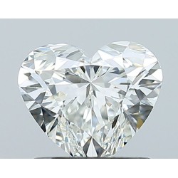 Diament serce, 1.01ct, VVS1, H, HRD 250000315166
