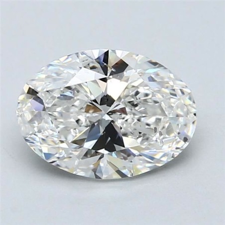 Diament szlif owalny, 2ct, SI2, G, GIA 6541198509