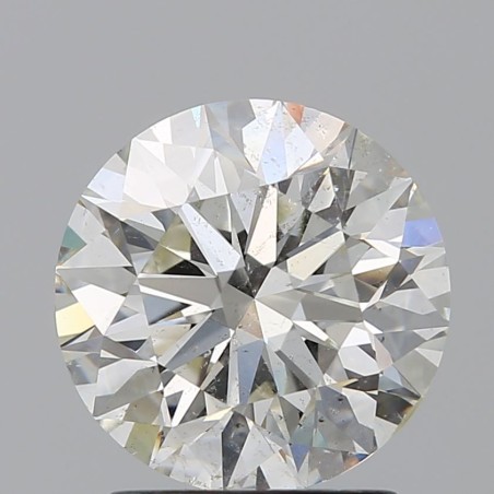 Diament szlif okrągły, 2ct, SI2, H, HRD 250000277038