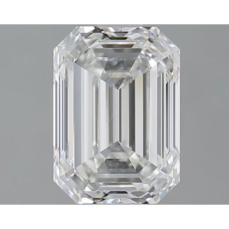 Diament szlif szmaragdowy, 1.51ct, VVS2, F, IGI 725504591