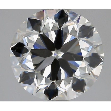 Diament szlif okrągły, 2ct, VS2, I, GIA 6531964270