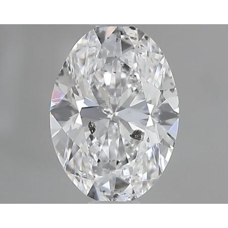 Diament szlif owalny, 0.7ct, SI2, D, HRD 250000239577