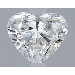 Diament serce, 0.5ct, VS1, F, GIA 2548355655