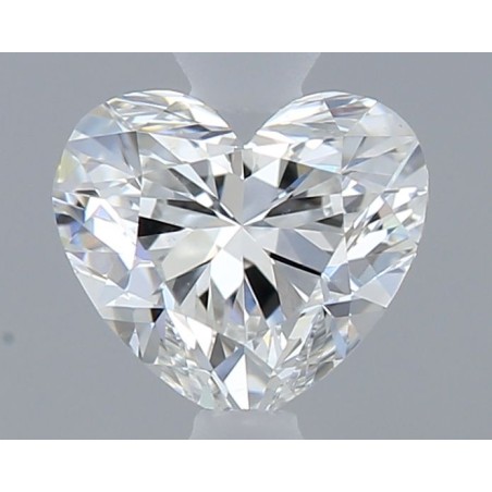 Diament serce, 0.3ct, VS2, F, GIA 7541355620