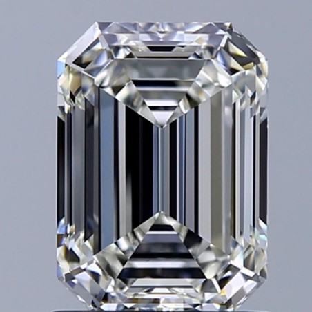 Diament szlif szmaragdowy, 1.5ct, VVS2, H, GIA 7526711033