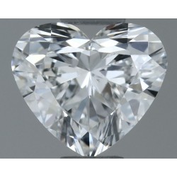 Diament serce, 0.5ct, VS1, E, GIA 2547352774