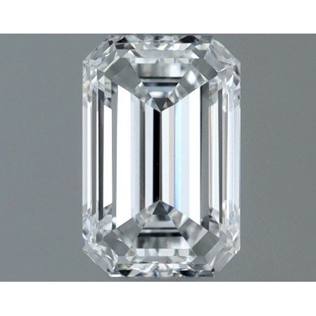 Diament szlif szmaragdowy, 0.6ct, VS2, F, GIA 7536656937
