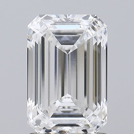 Diament laboratoryjny szlif szmaragdowy, 1.98ct, VVS2, E, IGI LG758556891