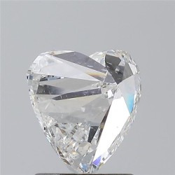 Diament serce, 1.5ct, SI2, F, GIA 7458686413