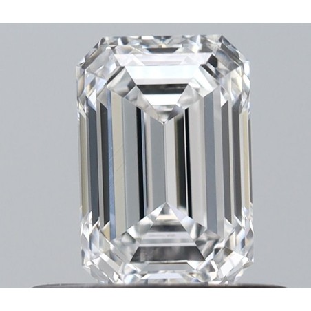 Diament szlif szmaragdowy, 0.5ct, VS2, E, GIA 7541249601